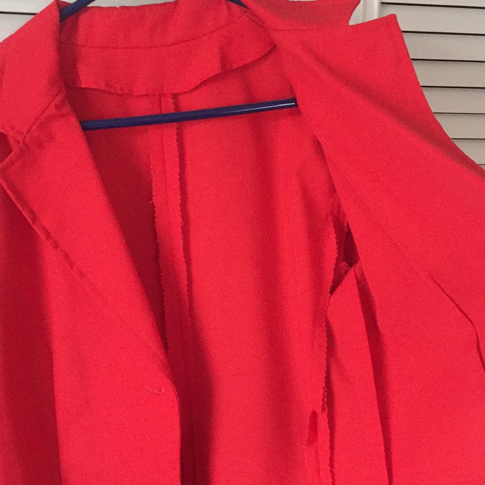Red blazer jacket - Picture 6 of 7